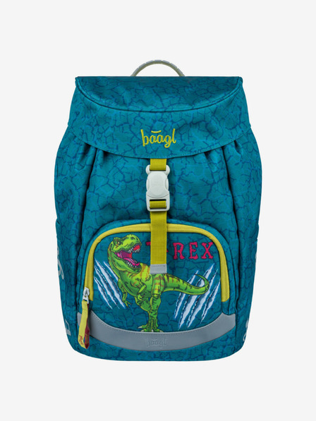 BAAGL  Rucsac școlar verde Airy Baagl T-Rex