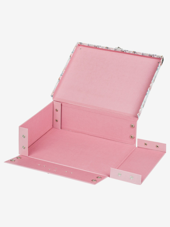 BAAGL  Geantă școlară pliabilă roz cu accesorii Baagl Raccoon