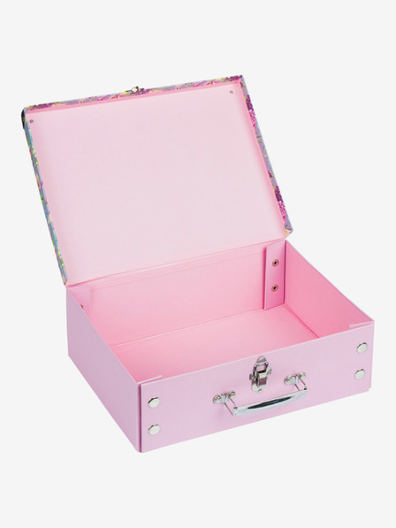 BAAGL  Geantă de școală pliabilă mov cu accesorii Baagl Hummingbird