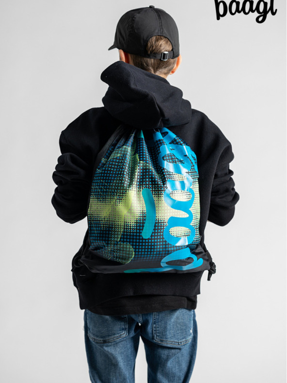 BAAGL  Geantă verde Baagl Football Player