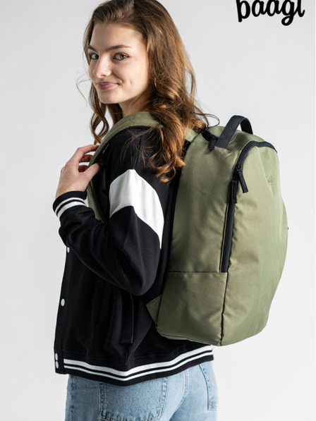 BAAGL  Rucsac verde Baagl eARTh