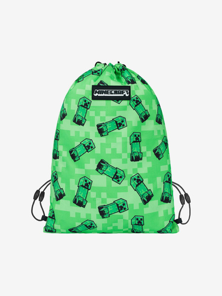 BAAGL  Set școlar verde - penar, geantă Baagl Minecraft 2 Creeper