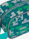 BAAGL  Set școlar verde - penar, geantă Baagl Minecraft 2 Silver Creeper