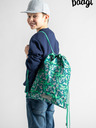 BAAGL  Set școlar verde - penar, geantă Baagl Minecraft 2 Silver Creeper