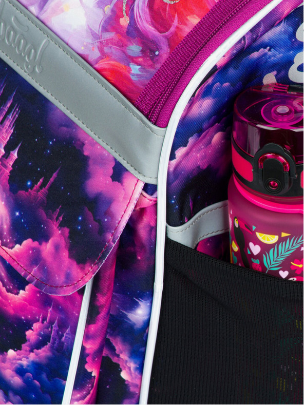 BAAGL  Geantă de școală mov Zippy Baagl Unicorn Kingdom