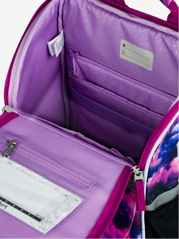 BAAGL  Geantă de școală mov Zippy Baagl Unicorn Kingdom