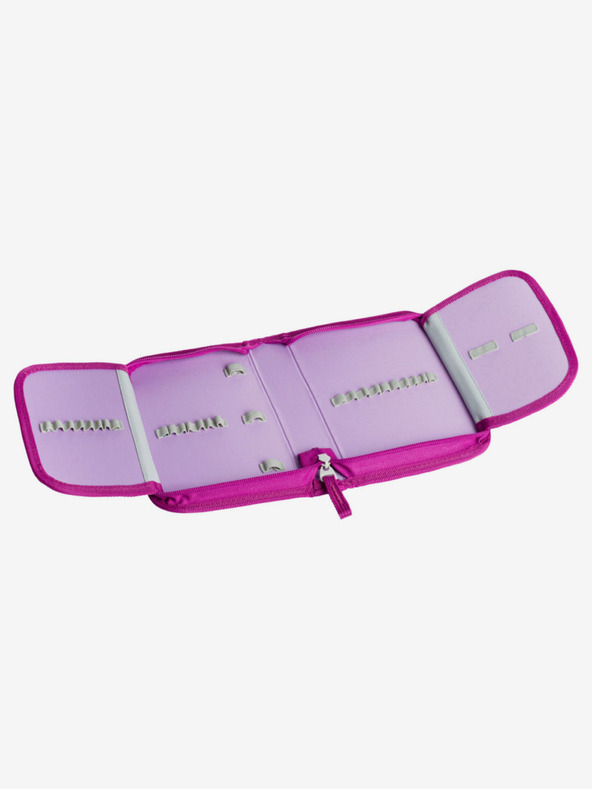 BAAGL  Valiză pentru creioane școlare mov un nivel Baagl Unicorn Kingdom