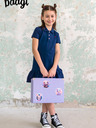 BAAGL  Valiză școlară pliabilă mov cu accesorii Baagl Pets