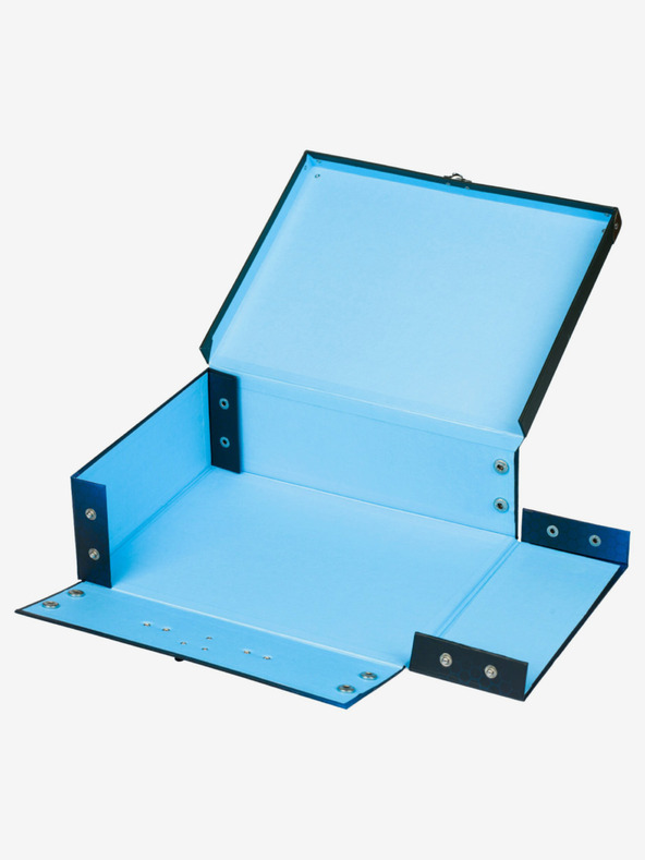 BAAGL  Geantă școlară pliabilă albastră cu accesorii Baagl Motorbike