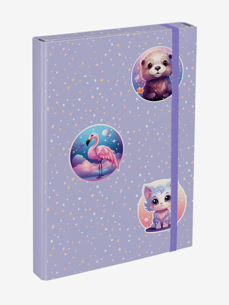 BAAGL  Coperte pentru caiete școlare A4 mov Baagl Pets