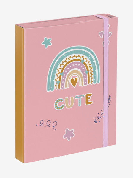 BAAGL  A5 Baagl Rainbow roz coperți pentru caiete școlare