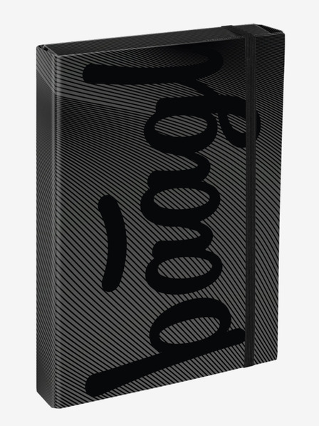 BAAGL  Coperți gri pentru caiete școlare A4 Baagl Jumbo Darkness