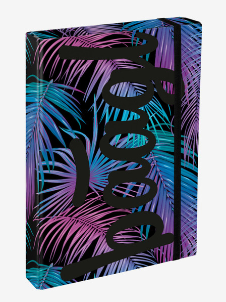 BAAGL  Caiet de școală albastru A4 Baagl Jumbo Palm