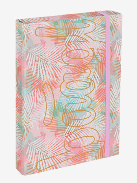 BAAGL  Caiet de școală roz A4 Baagl Jumbo Sunset