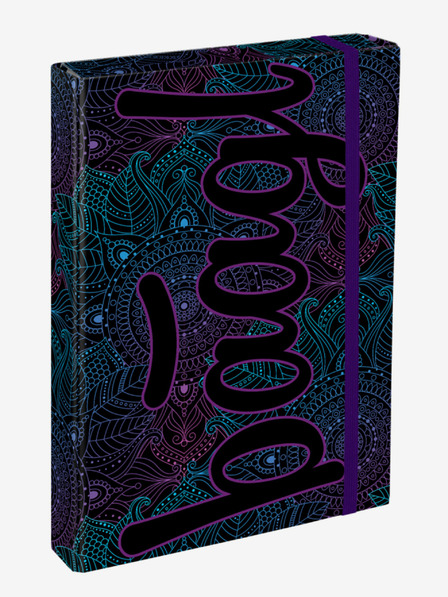 BAAGL  Coperți pentru caiete școlare negre A4 Baagl Jumbo Zen