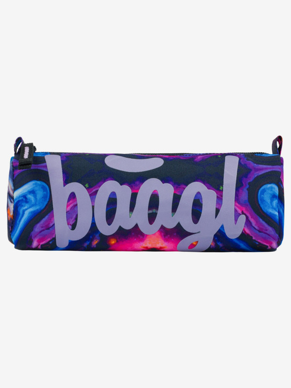 BAAGL  Geantă de student mov Baagl Marble