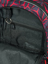 BAAGL  Rucsac școlar negru Baagl Core Red Polygon