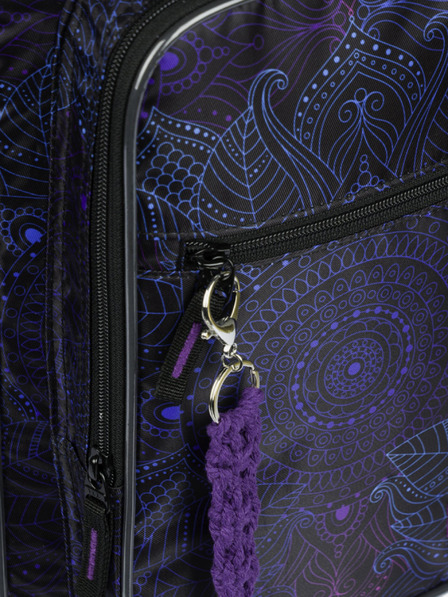 BAAGL  Rucsac școlar negru Baagl Cubic Zen