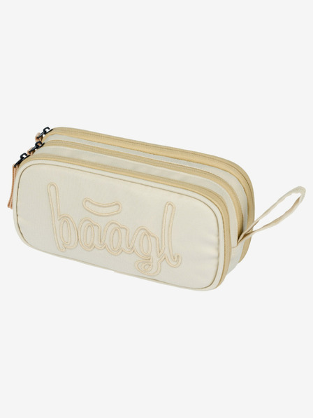 BAAGL  Set școlar bej - rucsac, penar, geantă Baagl Coolmate Bej