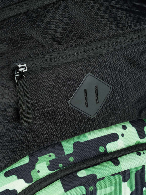 BAAGL  Set școlar negru - rucsac, penar, geantă Baagl Coolmate Green