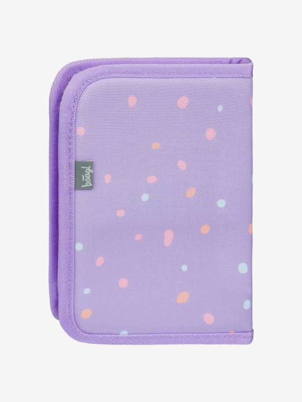 BAAGL  Violetă Valiză școlară pentru creioane cu un singur nivel Pets Baagl