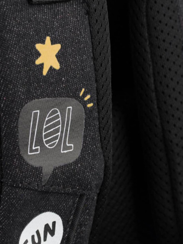 BAAGL  Negru 3 seturi sneakers: rucsac, penar și geantă Baagl