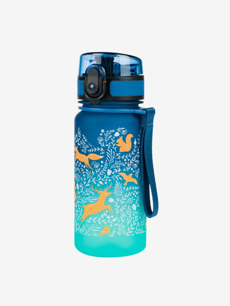 BAAGL  Sticlă de băut albastru tritan gradient pădure, 350 ml Baagl