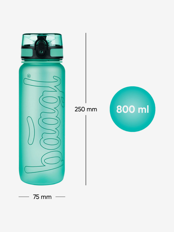 BAAGL  Sticlă de băut tritan verde verde, 800 ml Baagl