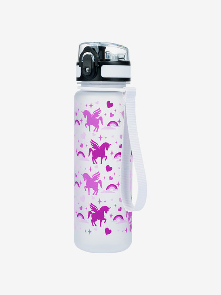 BAAGL  Sticlă de băut tritan violet Regatul unicornilor, 500 ml Baagl