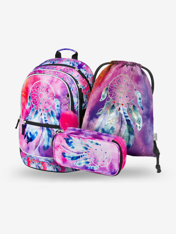 BAAGL  BAAGL 3 SET Core Dream Catcher: rucsac, penar și geantă BAAGL