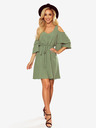 numoco Rochie cu decolteu MARINA - Olive Numoco