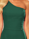 numoco Rochie lungă cu un umăr - verde închis Numoco