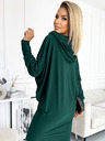 numoco Rochie liliac cu glugă - verde Numoco