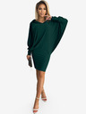 numoco Rochie liliac cu glugă - verde Numoco