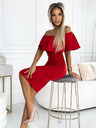 numoco Rochie creion Marbella - Spanish Flu - roșu Numoco