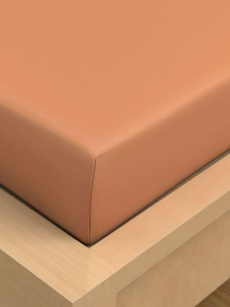 Kvalitex Cearșaf de bumbac 150x230cm caisă