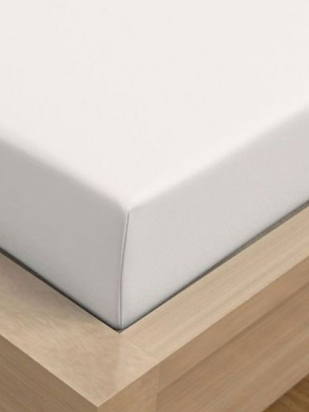 Kvalitex Cearșaf de bumbac 150x230cm alb