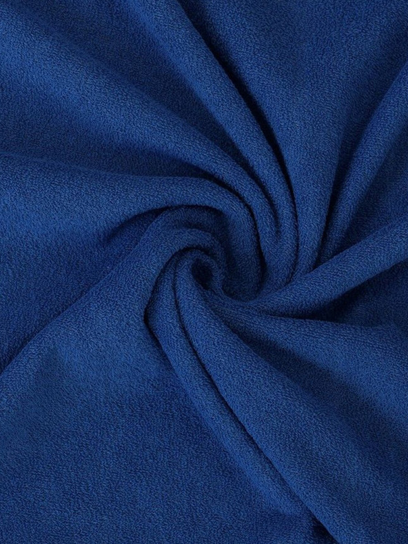 Kvalitex Cearșaf Terry 220x200cm albastru închis