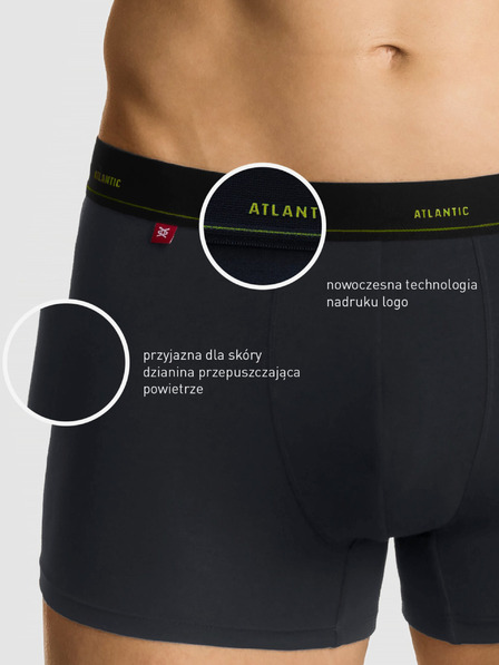 Atlantic Chiloți boxeri pentru bărbați ATLANTIC PREMIUM