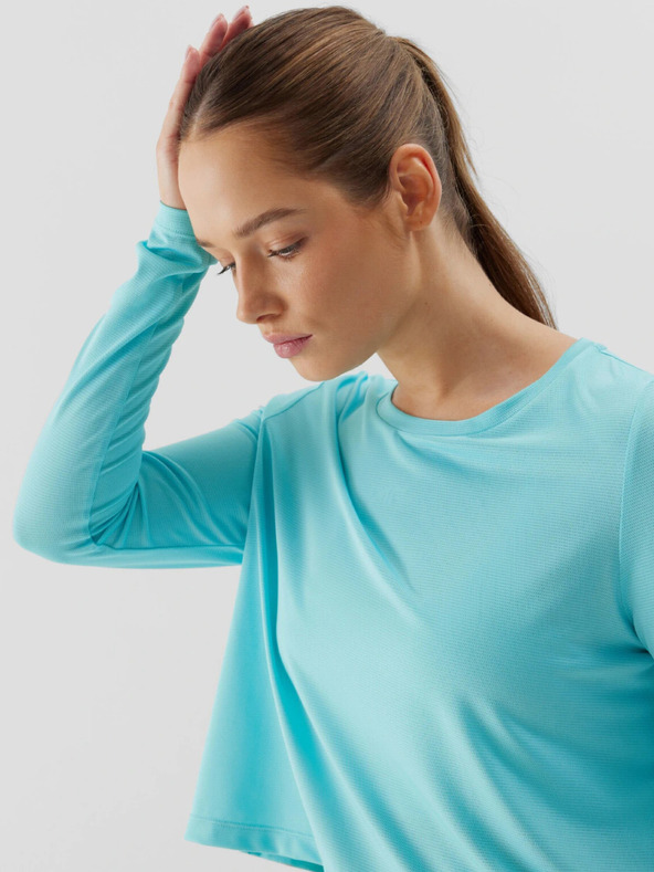 4F Tricou sport cu mânecă lungă, cu uscare rapidă, pentru femei 4F
