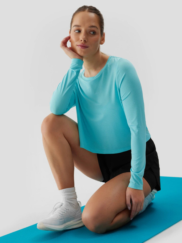 4F Tricou sport cu mânecă lungă, cu uscare rapidă, pentru femei 4F