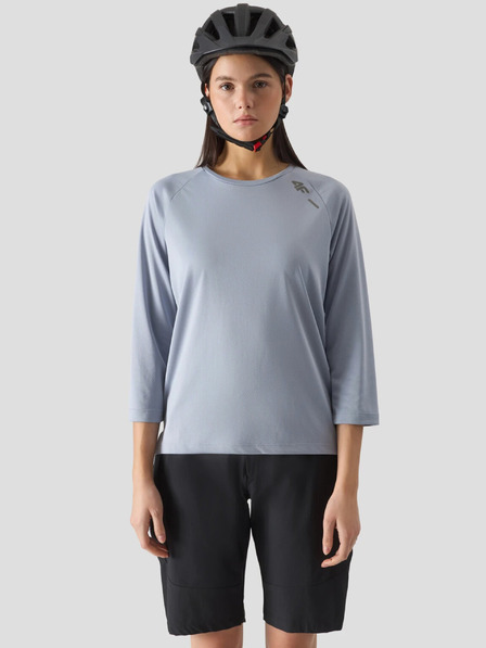 4F Tricou cu mânecă lungă cu uscare rapidă pentru ciclism, pentru femei 4F
