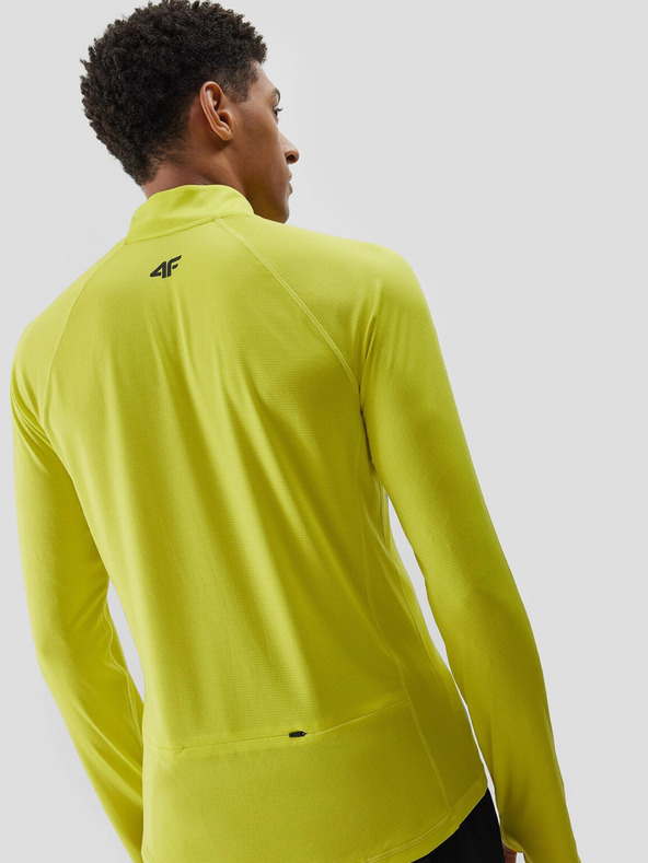 4F Tricou de alergare cu uscare rapidă, cu mânecă lungă, pentru bărbați 4F