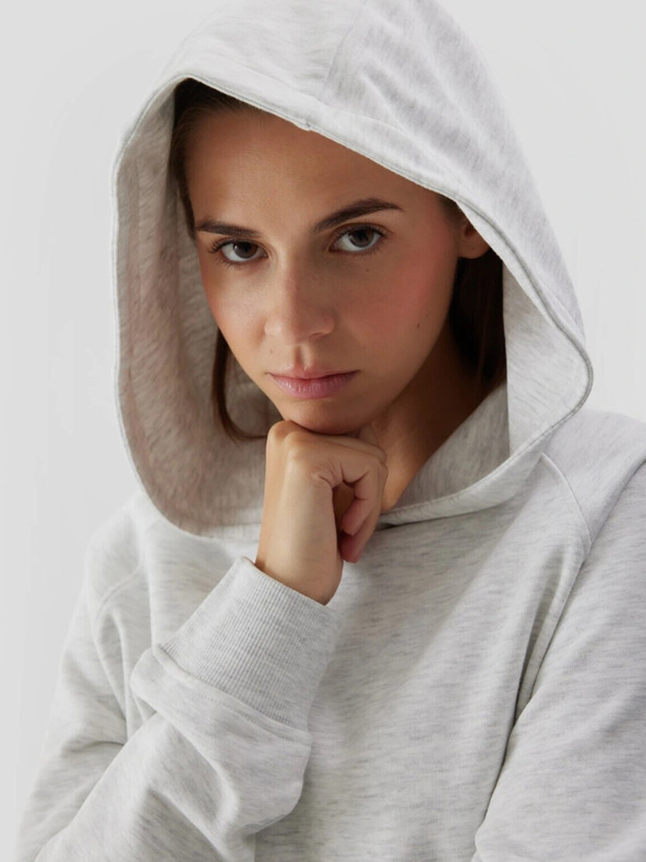 4F Hanorac cu glugă pentru femei, fără fermoar și glugă 4F