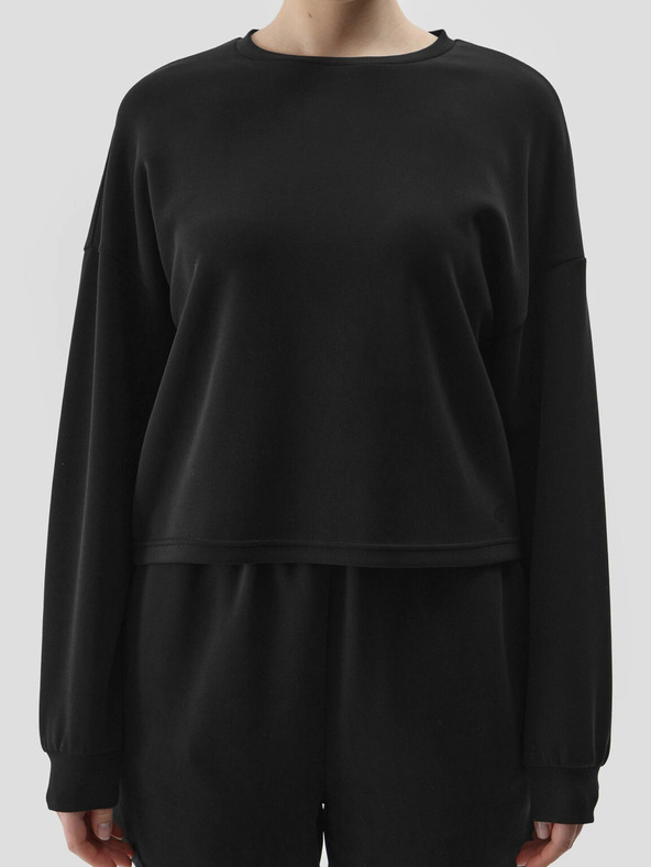 4F Hanorac fără fermoar pentru femei cu adaos de modal 4F