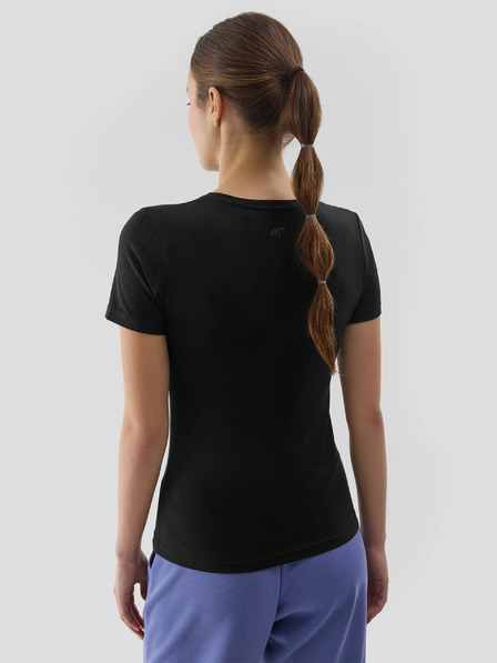 4F Tricou simplu slim pentru femei 4F