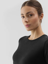 4F Tricou simplu slim pentru femei 4F