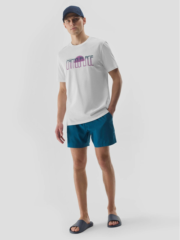 4F Tricou bărbătesc cu imprimeu 4F