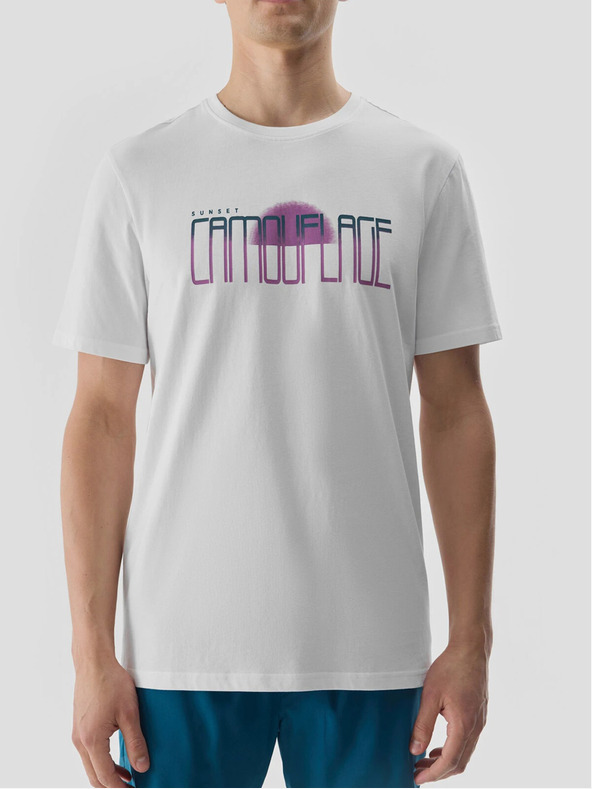 4F Tricou bărbătesc cu imprimeu 4F