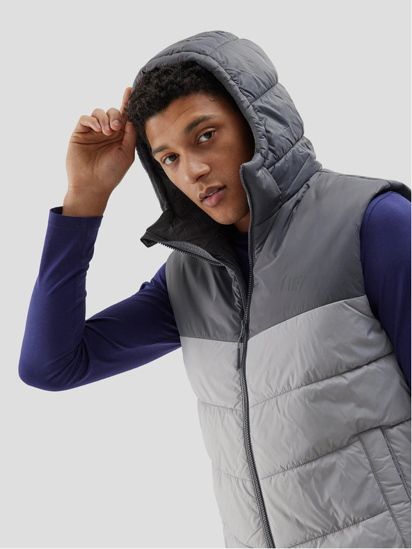 4F Vesta din puf pentru bărbați cu umplutură din pană sintetică 4F